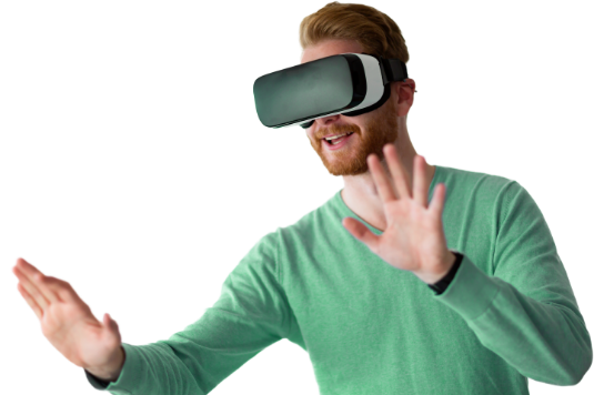 man-wearing-virtual-reality-headset-at-home-D7AYCTV-2